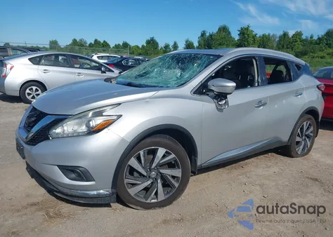 2015 Nissan Murano Platinum z USA, uszkodzony, nr VIN 5N1AZ2MH5FN232400